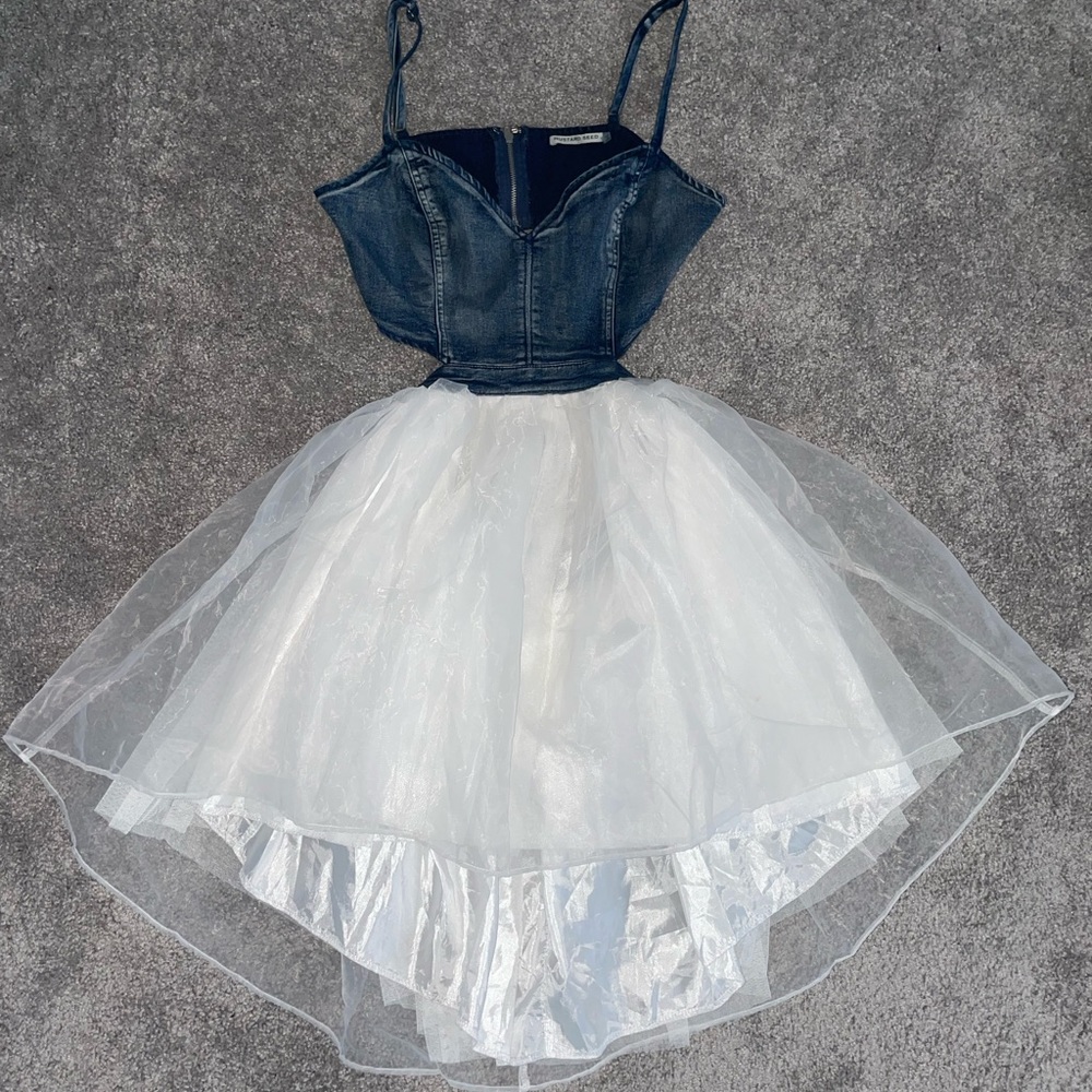 Jean/Tulle Dress